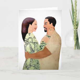 Romantic/Thinking Of You Notecard (Blank inside)