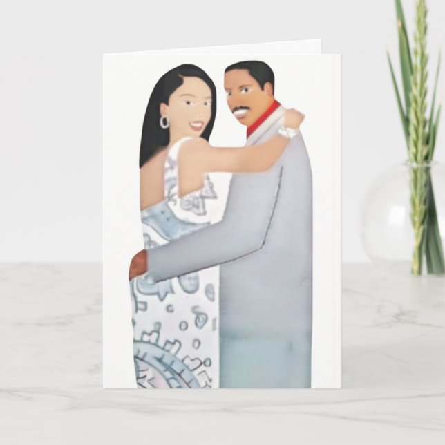 Romantic/Thinking Of You Notecard (Blank Inside) (Front)