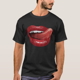 Romantic Tongue for Mum Dad boys girls men T-Shirt