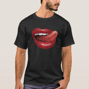 Romantic Tongue for Mum Dad boys girls men T-Shirt