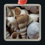 Romantic Tropical Exotic Sea Shells Beach Love Metal Tree Decoration<br><div class="desc">Romantic Tropical Exotic Sea Shells Beach Love</div>