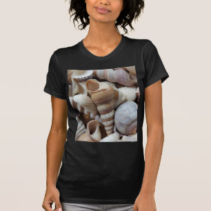 Romantic Tropical Exotic Sea Shells Beach Love T-Shirt