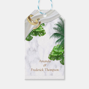 Romantic Tropical Gift Tag