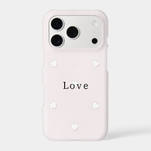 Romantic True Love White Hearts Pink Valentine