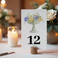 Romantic Tuscan Garden Floral Urn Wedding