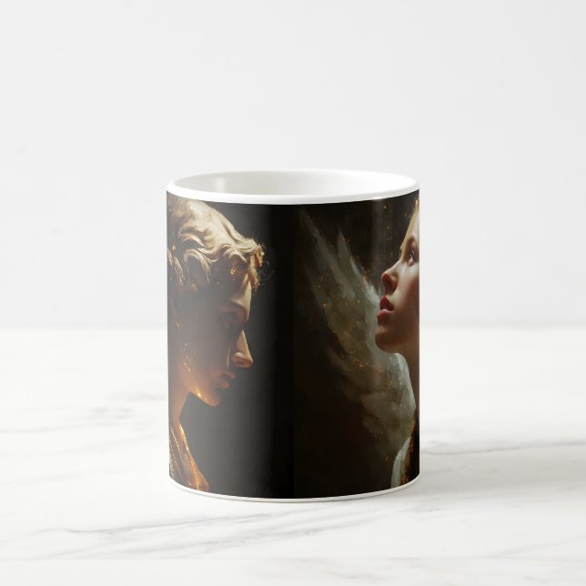 Romantic Two Angels Coffee Mug (Center)