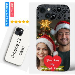 Romantic Valentine day Premium Personalised Photo  iPhone 13 Case