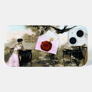 ROMANTIC VALENTINE LETTER ,RED WAX SEAL iPhone 15 CASE
