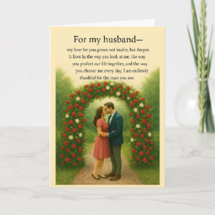 Romantic Valentine’s Cards for My Husband