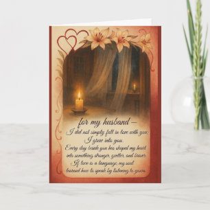 Romantic Valentine’s Cards for My Husband