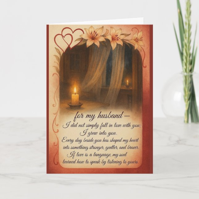 Romantic Valentine’s Cards for My Husband (Front)