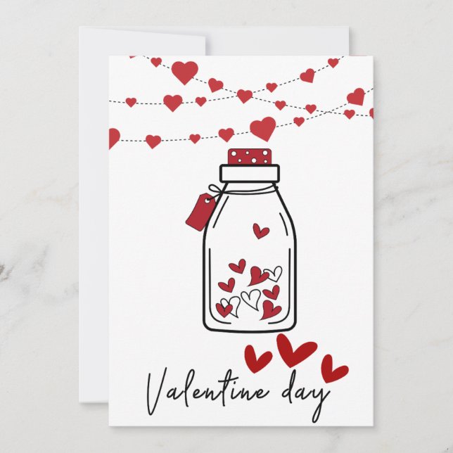 Romantic Valentine’s Day Card | Personalised Love  (Front)