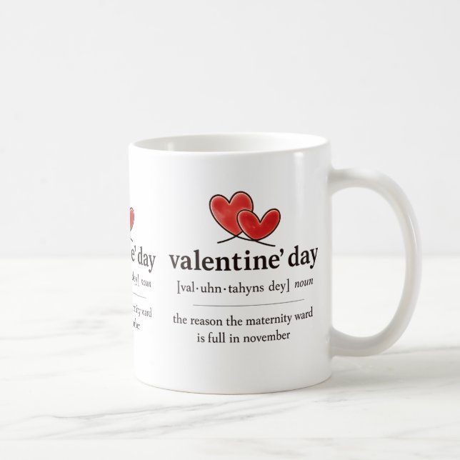 Romantic Valentine’s Day Gift for Him or Her Coffee Mug (Right)