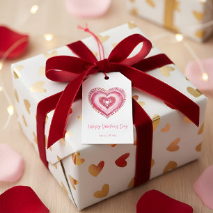 Romantic Valentine’s Day Heart Gift Tag – Cute Lov