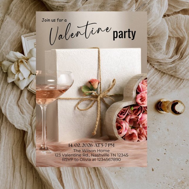 Romantic Valentine’s Day Party Invitation (Creator Uploaded)