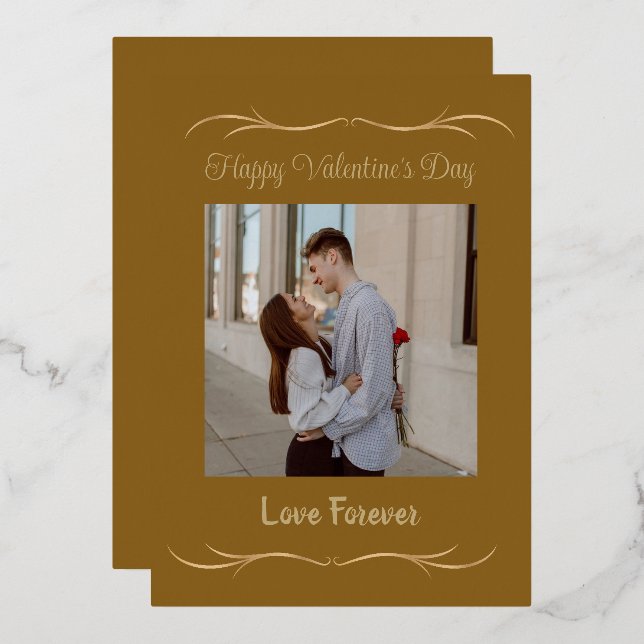 Romantic Valentine’s Day Picture Frame (Front/Back)