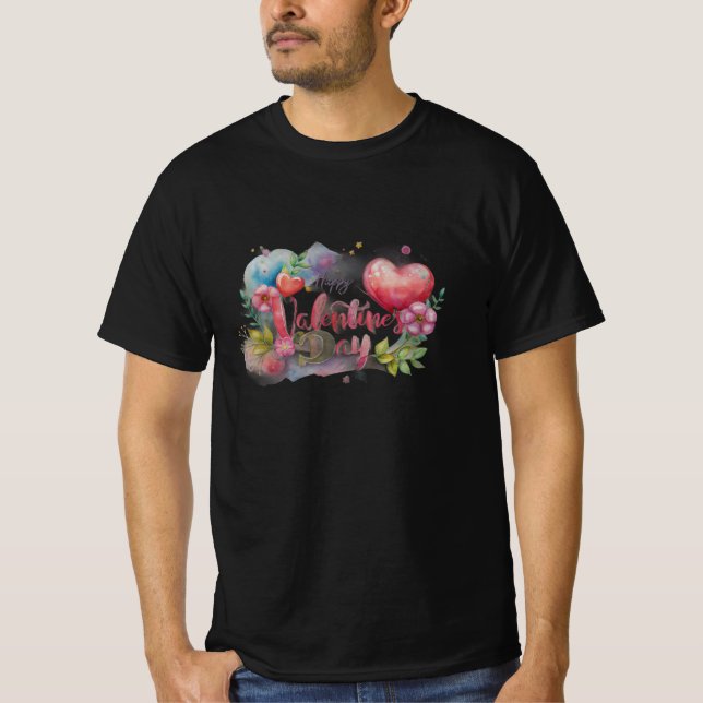 Romantic Valentine’s Day Quote T-Shirt (Front)