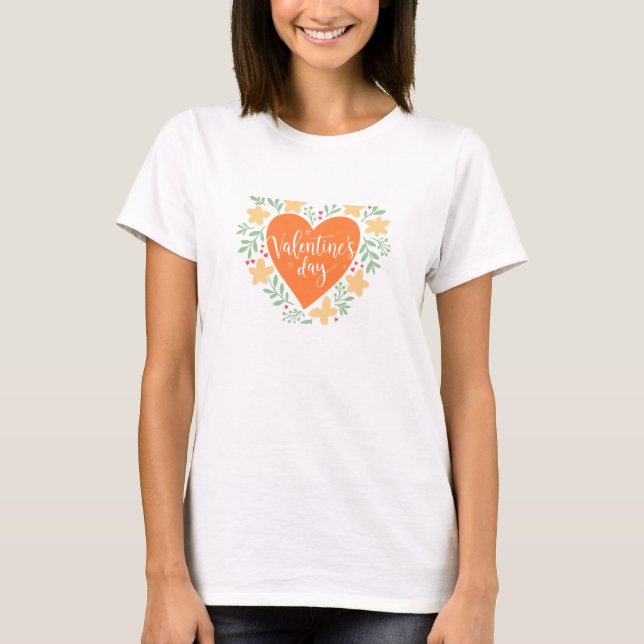 Romantic Valentine’s Day Quote T-Shirt (Front)