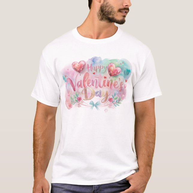 Romantic Valentine’s Day Quote T-Shirt (Front)