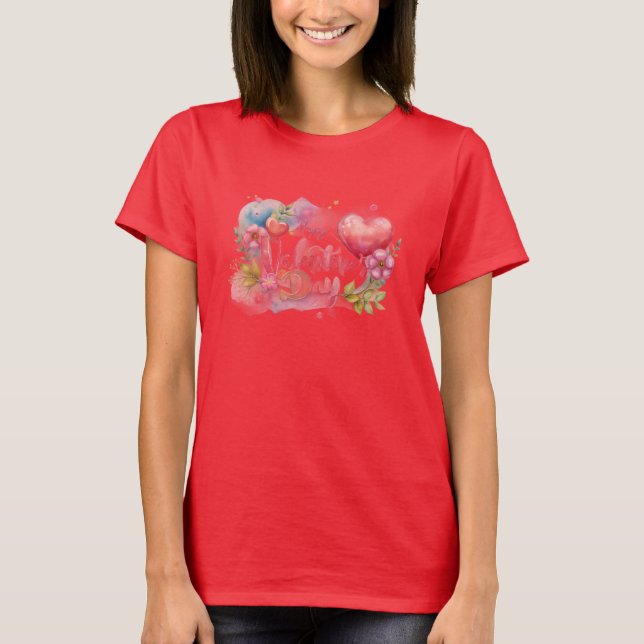 Romantic Valentine’s Day Quote T-Shirt (Front)
