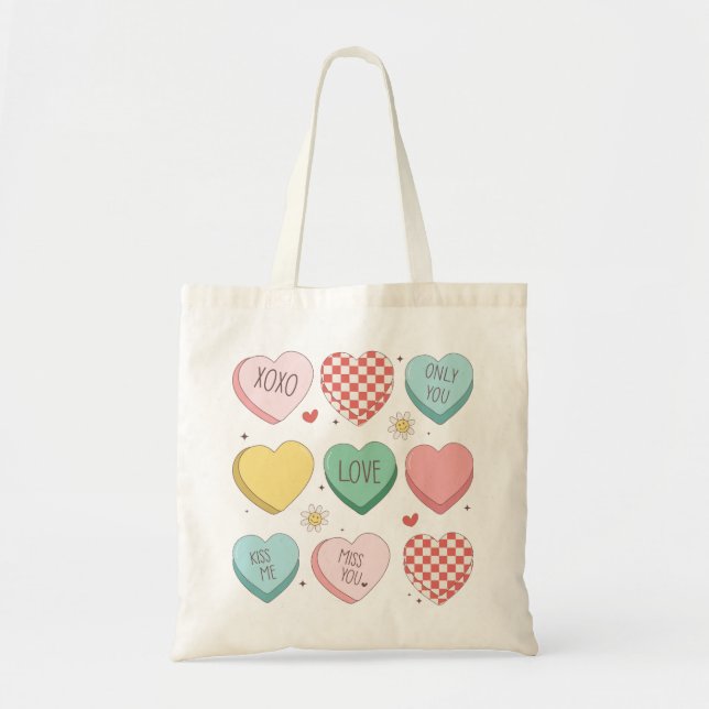 Romantic Valentine’s Day Tote Bag – Cute & Stylish (Front)
