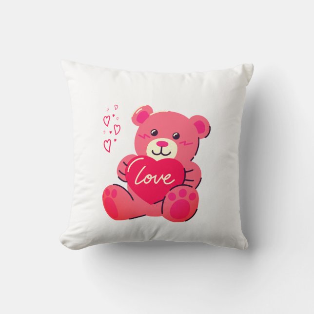 Romantic Valentine’s Gift Cushion (Front)