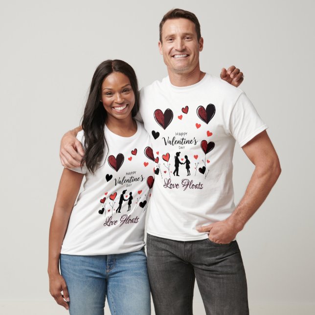 Romantic Valentine's Day Card T-Shirt (Unisex)