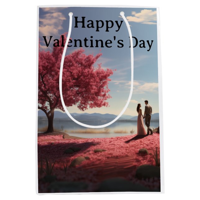 Romantic Valentine's Day for Adults 1  Medium Gift Bag (Front)