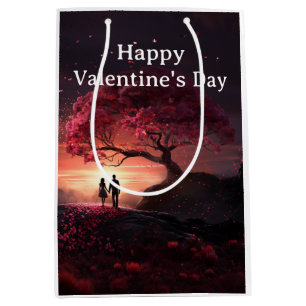 Romantic Valentine's Day for Adults 3 Medium Gift Bag