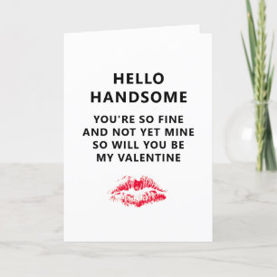 Romantic Valentines Day For Boyfriend Personalised Holiday Card