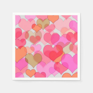 Romantic Valentine's Day Love Valentine Sweetheart Napkin