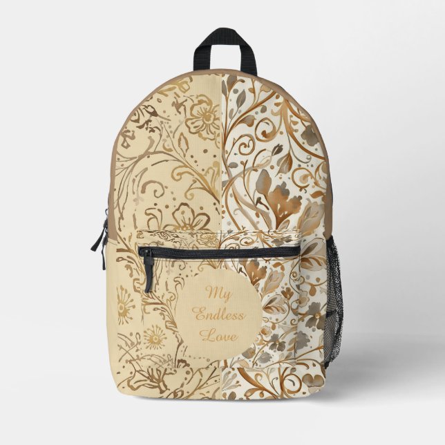 Romantic , Valentine's Day, My Endless Love, Printed Backpack (Front)