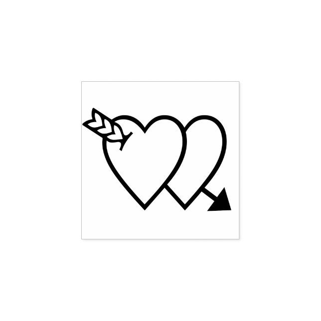 Romantic Valentines Decor Custom Rubber Stamp (Imprint)