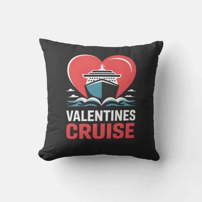 Romantic Valentines Trip Cushion (Front)