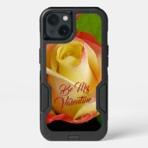 Romantic Valentines Yellow & Pink Rose