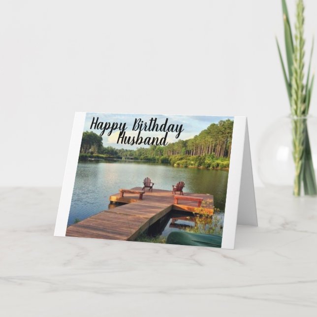 "ROMANTIC" & "VERY LOVING" HUSBAND'S BIRTHDAY CARD (Front)