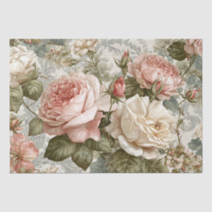 Romantic Victorian Rose Vintage Tissue Paper