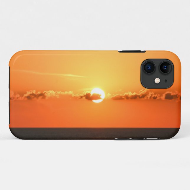 Romantic View, Beautiful Sunset in Pacific Ocean Case-Mate iPhone Case (Back (Horizontal))