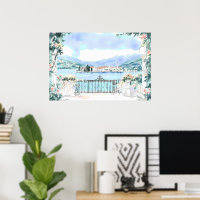 Romantic View of Lake Como