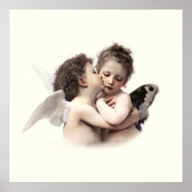 Romantic Vintage Angels First Kis Poster (Front)