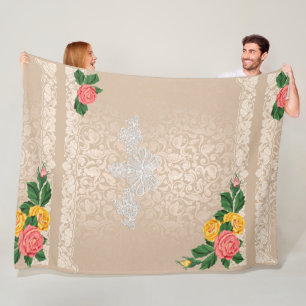 Romantic vintage blanket