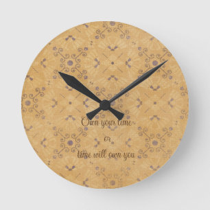 Romantic Vintage Design Round Clock