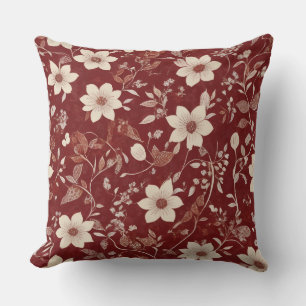 Romantic Vintage Floral Cushion