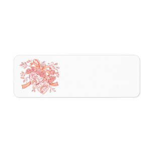 Romantic Vintage Forever Return Address Labels
