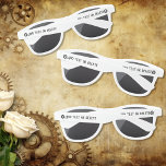 Romantic Vintage Steampunk Victorian Wedding Sunglasses<br><div class="desc">This richly detailed steampunk wedding illustration features a romantic Victorian-inspired couple framed by intricate gears, ornate brass elements, and warm antique tones. The artwork blends elegance and industrial fantasy, creating a captivating visual. Whether showcasing the complete image or highlighting the front or back segments, this design adds a dramatic, timeless...</div>