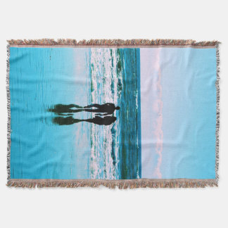 Romantic Walk on the Beach Blanket
