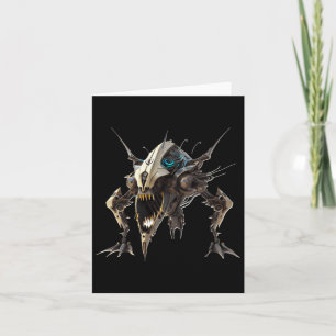 Romantic Walk Through An Autumn Night Sticker  Card