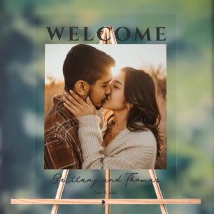 Romantic Warm Photo Acrylic Sign