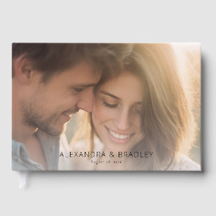 Romantic Warm Photo Guest Book