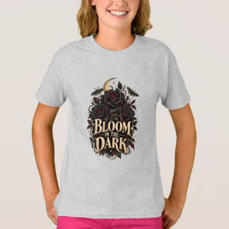 Romantic Watercolor Botanical Flower Design T-Shirt